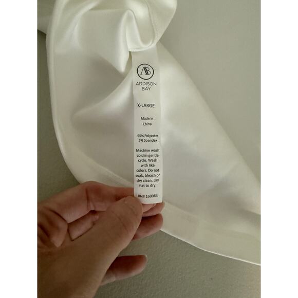 Addison Bay Women's White Ocean Reef Lightweight Active Tennis Dress XL NWT - Picture 4 of 7